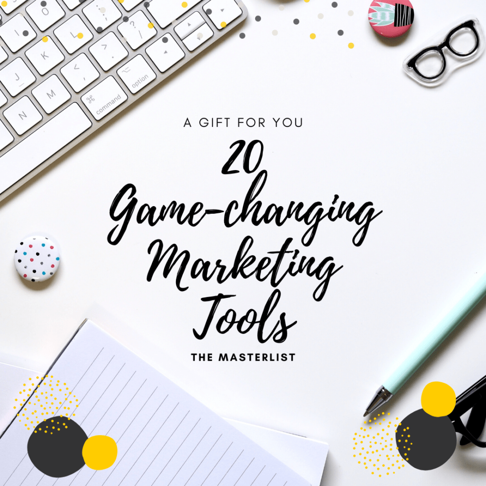 20 Game-changing Marketing Tools That'll upgrade your work